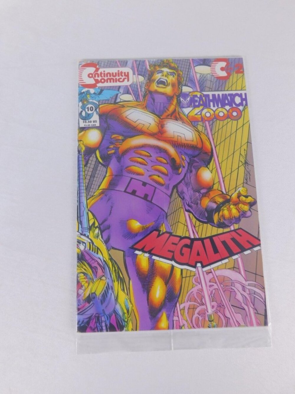 Vintage Continuity Comics Death #10 Megalith Comic Book Single Issue Color